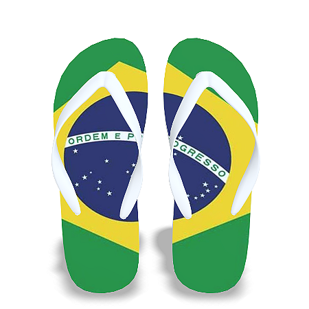 Chinelo Brasil E Seleção Brasileira Personalizado Presentes