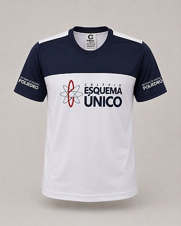 Camiseta Escolar Esquema Único Poliedro