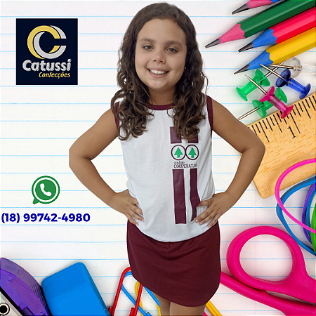 CAMISETA ESCOLAR COLÉGIO COOPERATIVO