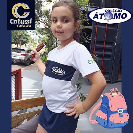 CAMISETA ESCOLAR COLÉGIO ÁTOMO