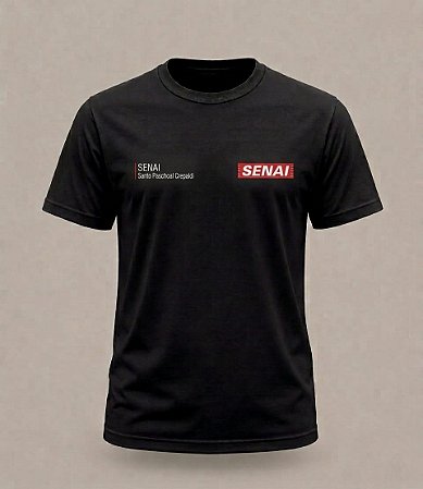 Camiseta Senai Preta