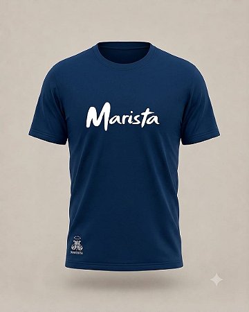 Camiseta Escolar Marista Azul