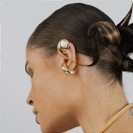 PIERCING BUTTON - DOURADO