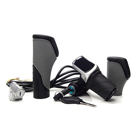 Acelerador c/chave  48v com visor de led