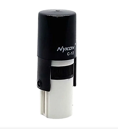 Carimbo redondo Nykon NC12 preto 12mm