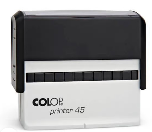 Colop P45 preto 25 x 82