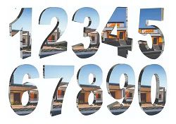 Números Residenciais em Aço Inox de 50cm de Altura - Números para Casa