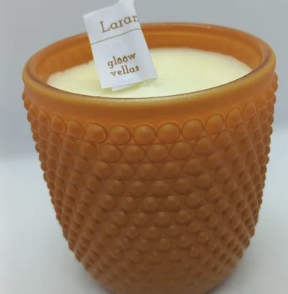 Vela aromática 120g  laranja lima cor laranja