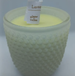Vela aromática 120g  laranja lima cor branca