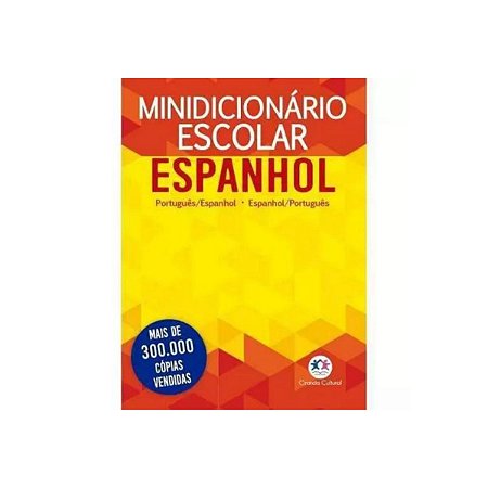 Mini Dicionário Escolar Espanhol/Português - Ciranda Cultural