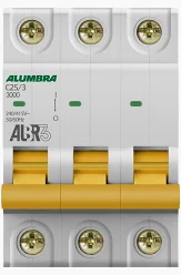 DISJUNTOR TRIPOLAR 25A C ALUMBRA ALBR3