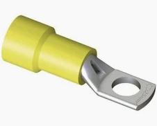 TERMINAL OLHAL 25MM² M10 PRE-ISOLADO AMARELO (PACOTE COM 10UN)