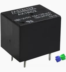 RELE MINIATURA 15A 12VCC 1 REV AX1RC2