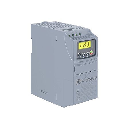 INVERSOR CFW300A07P3S2NB20 Mec. A 7.3A Monofásico 200-240 V Standard sem frenagem IP20