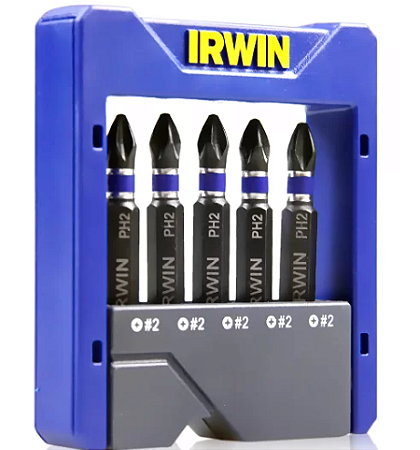 JOGO PONTA BITS PWR BIT IMPACT IRW5PCS PH#2 1865325 ETJ IRWIN