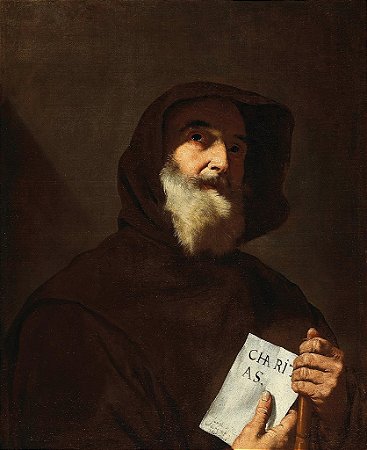 Quadro - São Francisco de Paula - Jusepe de Ribera
