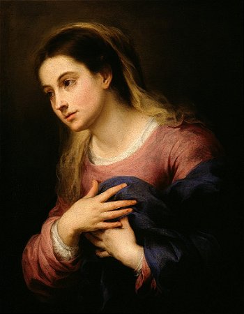 Quadro - A Virgem da Anunciação - Bartolomé Estebán Murillo