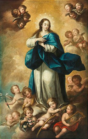 Quadro - Assunção da Virgem Maria - Andrés de Rubira