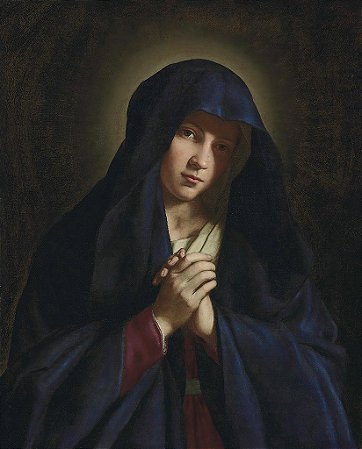 Quadro - Virgem Mãe Rezando - Giovanni Battista Salvi da Sassoferrato