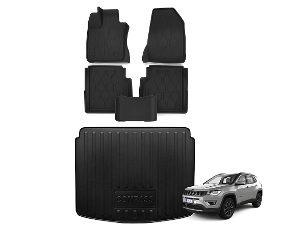 Kit Tapete Bandeja Interior + Porta Malas Compass 16/..