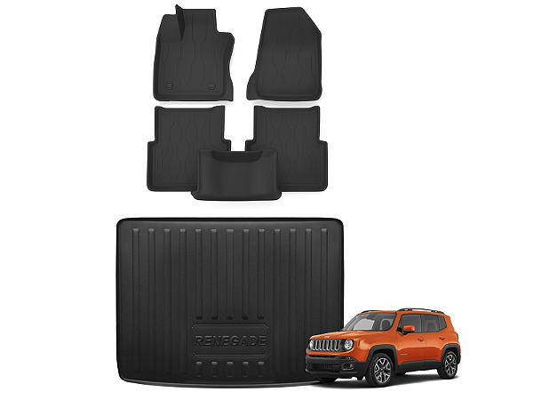 Kit Tapete Bandeja Interior + Porta Malas Renegade 15/..
