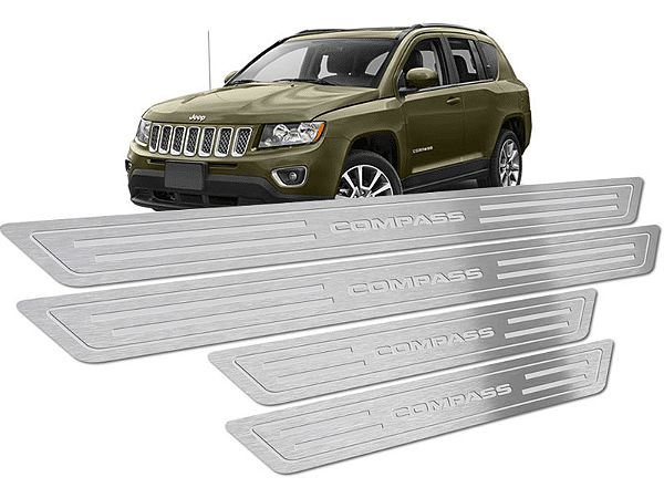 Soleira de Porta Bússola 12/15 - Padrão Aço Inox