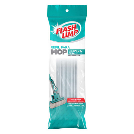 Refil Para Mop Limpeza Geral Plus Flashlimp