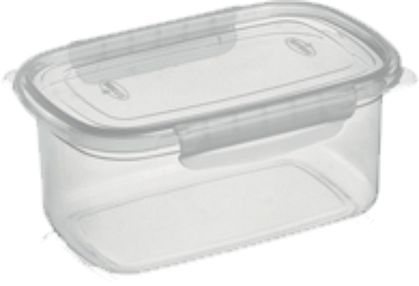 Pote Retangular Alto com Trava 850ml Nitron