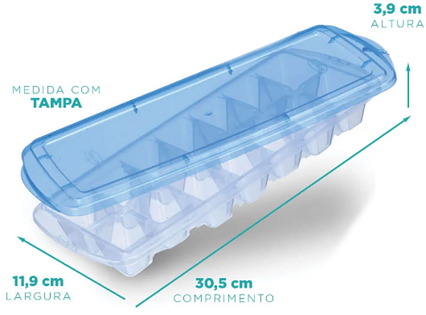 Forma de Gelo Frienze com Tampa Nitron