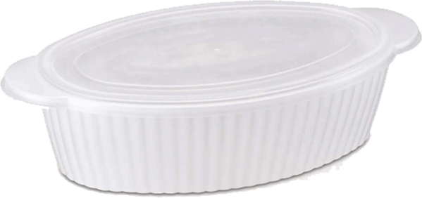 Travessa Oval Canelada G 2,5 Litros Nitron