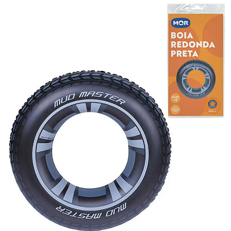 Boia Redonda Preta 90cm Mor