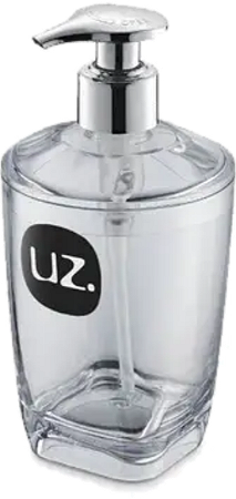 Porta Sabonete Premium Plástico Transparente Uz