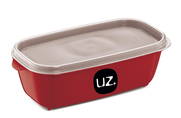 Pote Retangular 500ml Uz