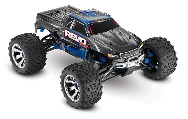 TRAXXAS REVO 3.3 4WD NITRO MONSTER TRUCK AZUL