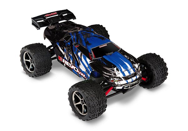 TRAXXAS 1/16 E-REVO VXL RTR W/TSM 71076-8 BLUE