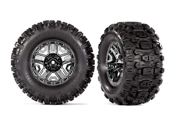 RODAS E PNEUS BLK CHRM 2.8 WHL/SLDGEHMMR (2) 9072