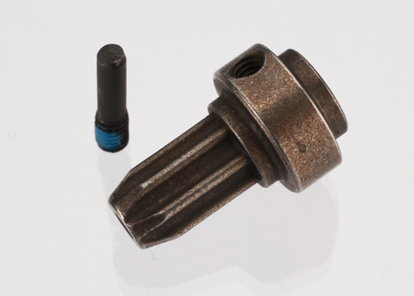 TRAXXAS DRIVE HUB FRONT HARDENED STEEL - 6888X