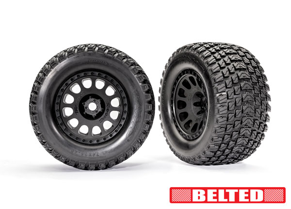 RODAS E PNEUS TRAXXAS XRT RACE BLK WHL GRVX TIRE