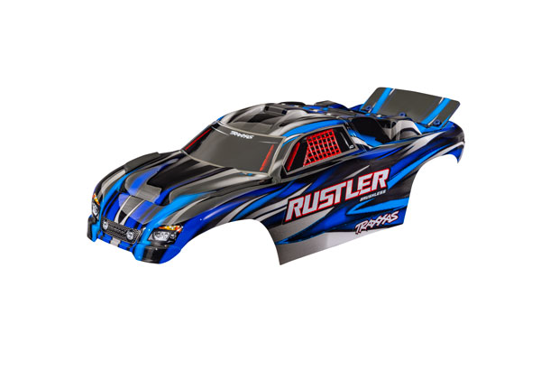 BOLHA TRAXXAS RUSTLER AZUL CLIPLESS - 3721