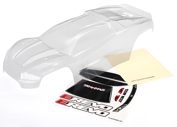BOLHA TRAXXAS E-REVO 2 TRANSPARENTE - 8611