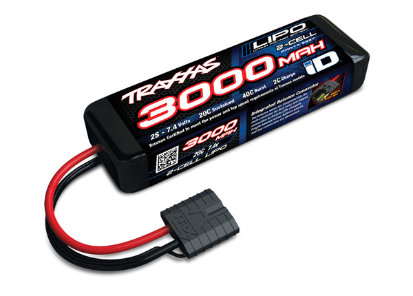 BATERIA TRAXXAS 2S LIPO 3000MAH 7.4V 20C - 2827X