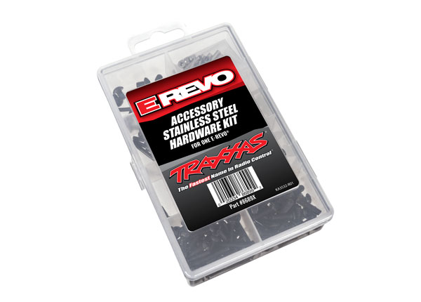 KIT DE PARAFUSOS DE INOX TRAXXAS E-REVO