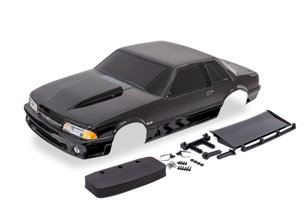 TRAXXAS FORD MUSTANG FOX BOLHA (PRETO)