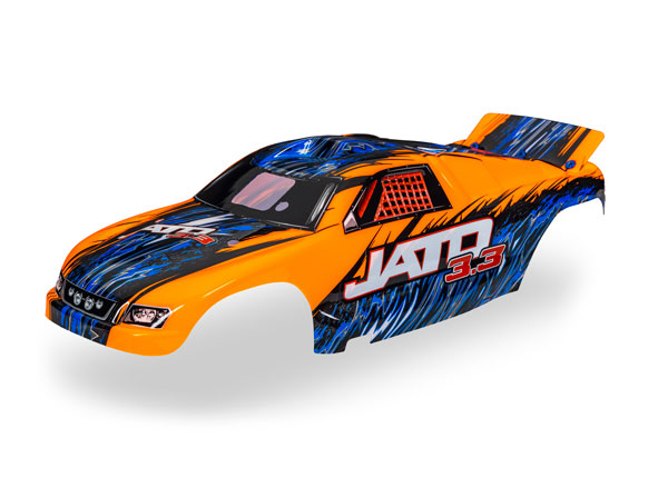 Bolha Traxxas Jato - Laranja (pintado, decalques aplicados) 5511T