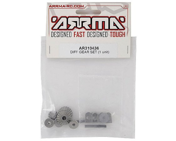 ARRMA CONJUNTO DE ENGRENAGENS DE DIFERENCIAL – PEÇA ORIGINAL DE REPOSIÇÃO