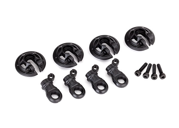 TRAXXAS CAPTURED LOWER SPRING RETAINERS (4)