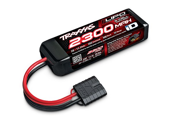 BATERIA LIPO 3S 2300MAH 11.1V 25C COM CERTIFICAÇÃO TRAXXAS