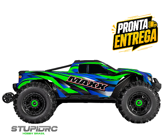 TRAXXAS MAXX WITH WIDEMAXX - VERDE