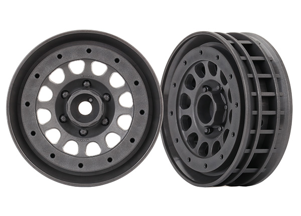TRAXXAS RODAS METHOD BEADLOCK DE 1,9" NA COR CINZA (2)