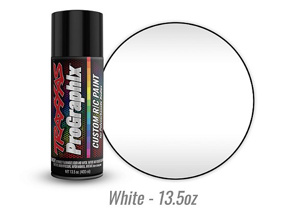 TRAXXAS TINTA SPRAY branca PROGRAPHIX (400ml)